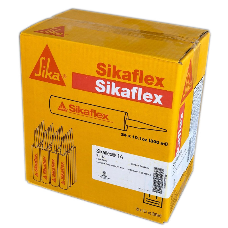 Sikaflex 1A blanco caja con 20 salchichas de 600 ml - Materiales y